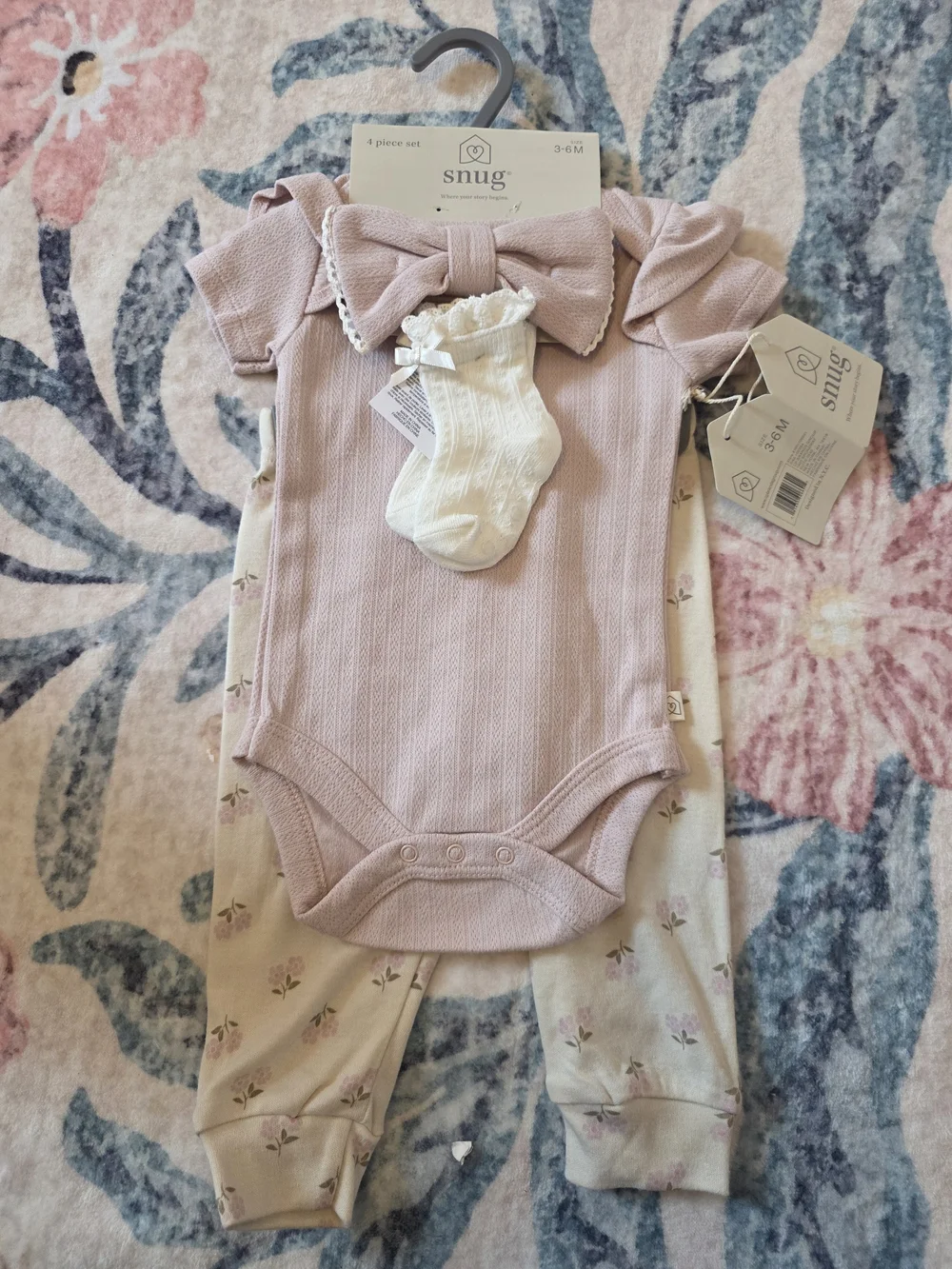 New Baby Girls 3 Piece Set - Oeko Tex Certified, Fall